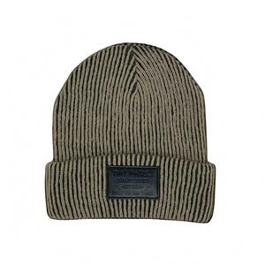 NEW TINY WHALES woodsman beanie in sand black